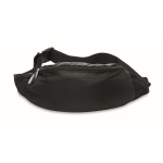 Hip bag with adjustable strap, made of RPET 2100D black colour second view