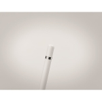 Long-lasting inkless ballpoint pen for sustainable promotions white colour third photographic view