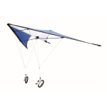 Kite with 2 handles as a toy for children and beach holidays royal blue colour second view