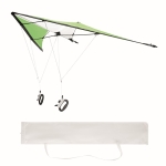 Kite with 2 handles as a toy for children and beach holidays lime colour second view