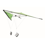 Kite with 2 handles as a toy for children and beach holidays lime colour second view