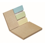 Sticky note set made of grass paper with wildflower seeds, A7 white colour third view