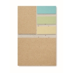 Sticky note set made of grass paper with wildflower seeds, A7 white colour fifth view