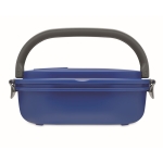 Lunch box made of PP with leak-proof closure, 1 L royal blue colour fifth view