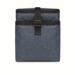 Cooler bag with 2 compartments for the office blue colour sixth view