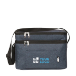 Cooler bag with 2 compartments for the office view with print area