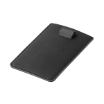 Card holder, PU, with RFID protection for credit cards black colour