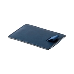 Card holder, PU, with RFID protection for credit cards blue colour third view