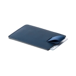 Card holder, PU, with RFID protection for credit cards blue colour fourth view