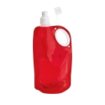 Affordable foldable bottle for runners, 770 ml, Comfy red colour third view