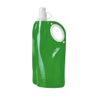 Affordable foldable bottle for runners, 770 ml, Comfy green colour