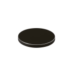 Elegant wireless mobile phone charger, aluminium black colour