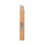 Straw set with 10 disposable kraft paper straws main view