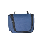 Cosmetic bag for travel with inside pockets, Voyage blue colour