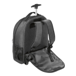 Trolley backpack for laptop, waterproof 15.6'', Expert dark grey colour fourth view