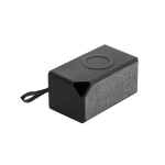 Portable elegant Bluetooth speaker with charger black colour third view