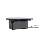 Portable elegant Bluetooth speaker with charger black colour fourth view