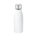 Drinking bottle for athletes, 500 ml, City white colour