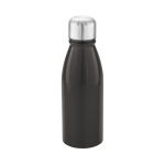 Drinking bottle for athletes, 500 ml, City titanium colour