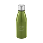 Drinking bottle for athletes, 500 ml, City light-green colour image with logo