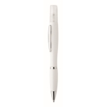 Economical antibacterial pen with sprayer for extra protection white colour second view