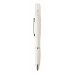 Economical antibacterial pen with sprayer for extra protection white colour fourth view