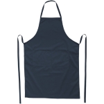 Long kitchen apron in colours, 240 g/m² navy-blue colour