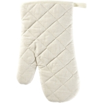 Polyester oven mitt with diamond patterns beige colour