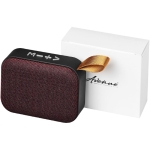 Fabric speaker with built-in microphone burgundy colour