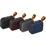 Fabric speaker with built-in microphone black colour