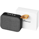 Fabric speaker with built-in microphone grey colour