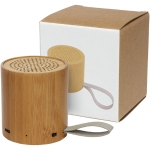 Bamboo speaker with Bluetooth 5.0 and natural aesthetic wood colour