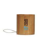 Bamboo speaker with Bluetooth 5.0 and natural aesthetic