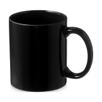 Ceramic mug in colour, 330 ml black colour