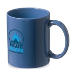 Ceramic mug in colour, 330 ml blue colour