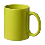 Ceramic mug in colour, 330 ml lime colour