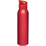 Aluminium sports bottle, 650 ml red colour