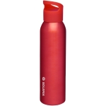 Aluminium sports bottle, 650 ml red colour