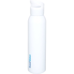 Aluminium sports bottle, 650 ml white colour