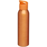 Aluminium sports bottle, 650 ml orange colour