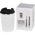 Durable steel thermal mugs, 360 ml white colour