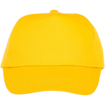 Cool cotton kids’ cap, 175 g/m² yellow colour