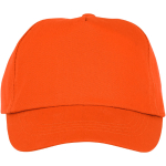 Cool cotton kids’ cap, 175 g/m² orange colour