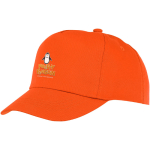 Cool cotton kids’ cap, 175 g/m² orange colour