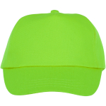 Cool cotton kids’ cap, 175 g/m² lime colour