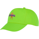 Cool cotton kids’ cap, 175 g/m² lime colour