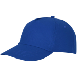 Cotton cap with hook-and-loop closure, 175 g/m² blue colour