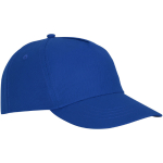 Cotton cap with hook-and-loop closure, 175 g/m² blue colour