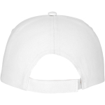 Cotton cap with hook-and-loop closure, 175 g/m² white colour