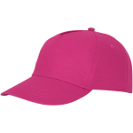 Cotton cap with hook-and-loop closure, 175 g/m² pink colour